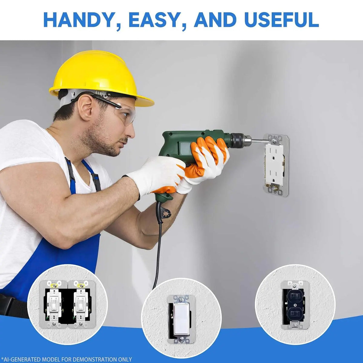 10 Pcs Wall Plate Spacer,Spacers for Electrical Outlets, Metal Flush Fit Device Leveling Plates for Electrical Outlet Repair, Fix Loose Outlets and Electrical Boxes